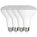Maxxima LED 75 Watt Equivalent BR30 Indoor Recessed Can Light Bulb - Flicker-Free Dimmable, 11 Watt 4000k Floodlight Neutral White Bulb, 950 Lumens - 4 Pack