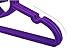 LUXEHOME Non-Slip ABS Environmental Flocking Velvet Hangers,Love Shape,Space Saving, Perfect for Kids/Adult Clothes,Set of 10 (Purple)