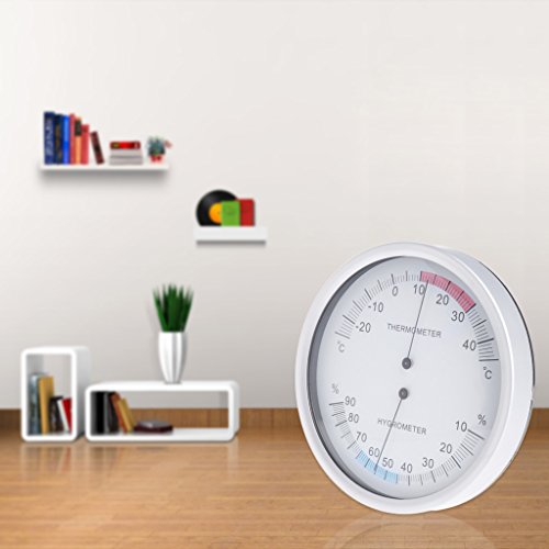 OTGO 2 in 1 Multifunction Wall mounted Household Thermometer Hygrometer Analog Temperature Meter,5 Inches