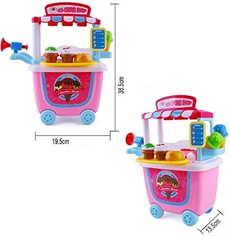 Amazon アイスクリーム屋さん おままごと アイスクリームカート お店屋さんごっこ アイスクリーム アイス屋さん アイス 女の子 おもちゃ ままごと セット 6歳 女の子 誕生日 プレゼント クリスマス 人気 おしゃれ セット ごっこ遊び かわいい スイーツ アイス 玩具