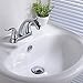 Orhemus Solid Brass Sink Overflow Cap Round Hole Cover for Bathroom Basin, Polished Chrome Finished