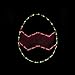 Northlight Lighted Easter Egg Window Silhouette Decoration, 16.5