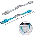 Infinite U Fashion Design Blue Bracelet/Wrist Magnetic Type Portable USB Charger Cable for iphone 5/5S/6/6 Plus/6s/6s plus (with Gift Bag)