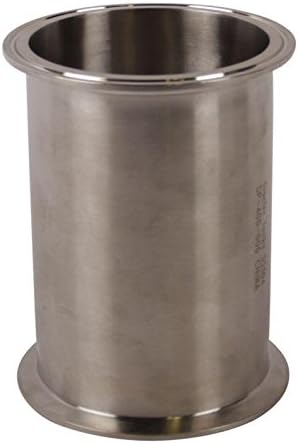Sanitary Spool | Tri Clamp 4 inch x 6 in. - Stainless Steel SS304 / 3A - Glacier Tanks