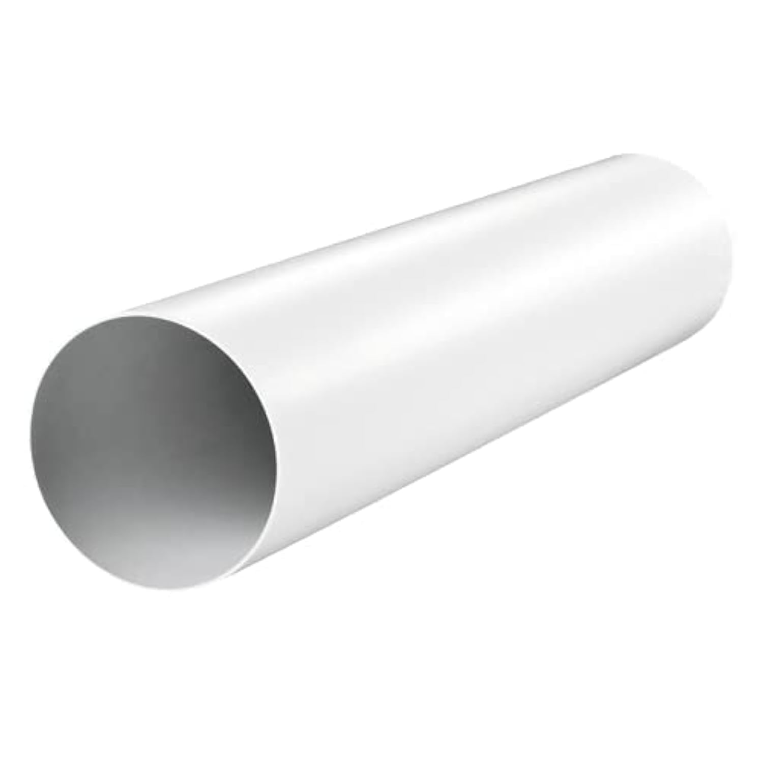 Fantronix 150mm x 350mm Rigid Plastic Duct Tube – Round Vent Pipe for AC Units, Extractor Fans & Ventilation Systems
