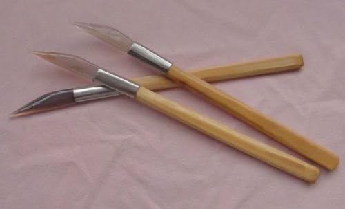 NATURAL AGATE BURNISHER KNIFE EDGE POLISH SMOOTH SCRATCHES BURNISHING POLISHING