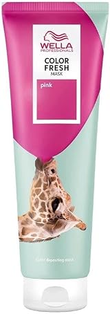 Wella Professionals Color Fresh Pink Semi-Permanent Hair Mask 150ml pair