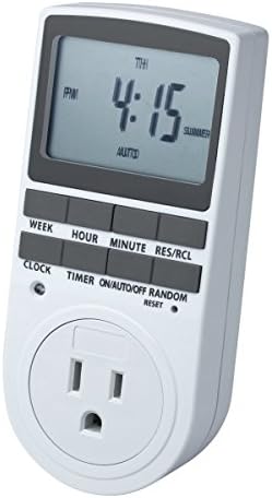 aibileec wall plug ac outlet program timer Switch automatic power on/off USA Standard socket 110v 24-hours 7