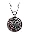 Wearable Treasures Game of Thrones Targaryen Pendant, Khaleesi Necklace, Daenerys Jewelry, Geek Jewelry, Geeky Girl Gift, Nerd Present, Nerdy Birthday Gifts