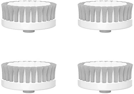 Facial Brush Replacement Heads - Soft Microdermabrasion Face Brush Replacement Heads for the Perfect Skin Brushing by Essential Skin Solutions - Set of 4