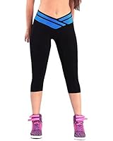 Katuo Women's Tights Running Active Leggings Yoga Pants (XL, Blue)