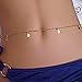 Pixnor Women's Sexy Bikini Beach Body Belly Chain Paillettes Waist Chain