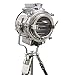 Vintage Modern Collectible Chrome Searchlight Home Black Screw Tripod Nautical Spotlights (Floor Lamp 72