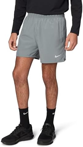 Nike Mens Division 3-in-1 Running Shorts Tight L Black/Gray at