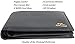Luxury black leather wallet - men - RFID protection - coin pocket - excellent soft calfskin nappa - genuine leather - ID window - 2 bill compartments - business purse - bifold - trifold