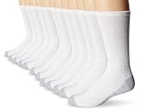 Hanes Men's Big-Tall FreshIQ Crew Socks (Pack of 12)