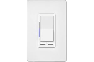 BESTTEN Digital Dimmer Light Switch with LED Indicator, Single Pole or 3-Way, Suit for Dimmable LED Light, CFL, Lamp, Incande