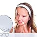 SIQUK 14 Pieces Satin Headbands White Ribbon Headband 1 Inch Plain DIY Hair Headbands for Women and Girls