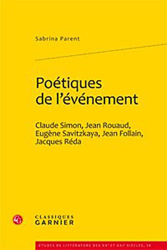 Poétiques de l'événement