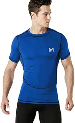 MEETYOO Camiseta Compresion Hombre, Manga Corta Camisetas Ropa ...