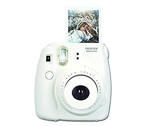 Fujifilm instax mini 8 instant film camera (white) (cer…