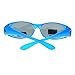 Womens Polarized Fit Over Glasses Sunglasses Oval Rhinestone Frame Blue
