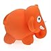 Chiwava 4PCS 3.1'' Squeak Latex Puppy Toy Lovely Elephant Cow Sets Pet Interactive Play for Small Dogs Assorted Color