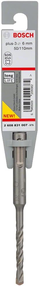 Bosch SDS Plus-3 Hammer Drill Bit 0 V 6 x 50 x 110 mm