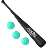 BLITZBALL Dude Perfect Starter Pack - Includes (3) Official Brand Balls &amp; (1) Bat - Limited Edition - Made in USA