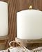 Royal Imports Pillar Candles White Unscented Premium Wax, 30 Hours Burning for Wedding, Spa, Party, Birthday, Holiday, Bath, Home Decor - 3