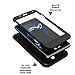 SKYLMW BLU R1 HD Case, Defender with Built in Screen Protector Case for BLU R1 HD 2016 Black