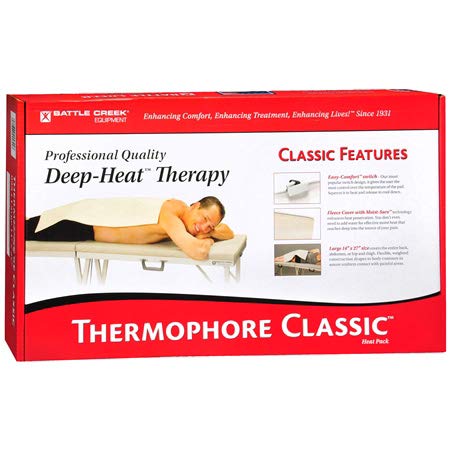 Thermophore 34025 Classic Moist Heat Pack, Large, 14" Width, 27" Length