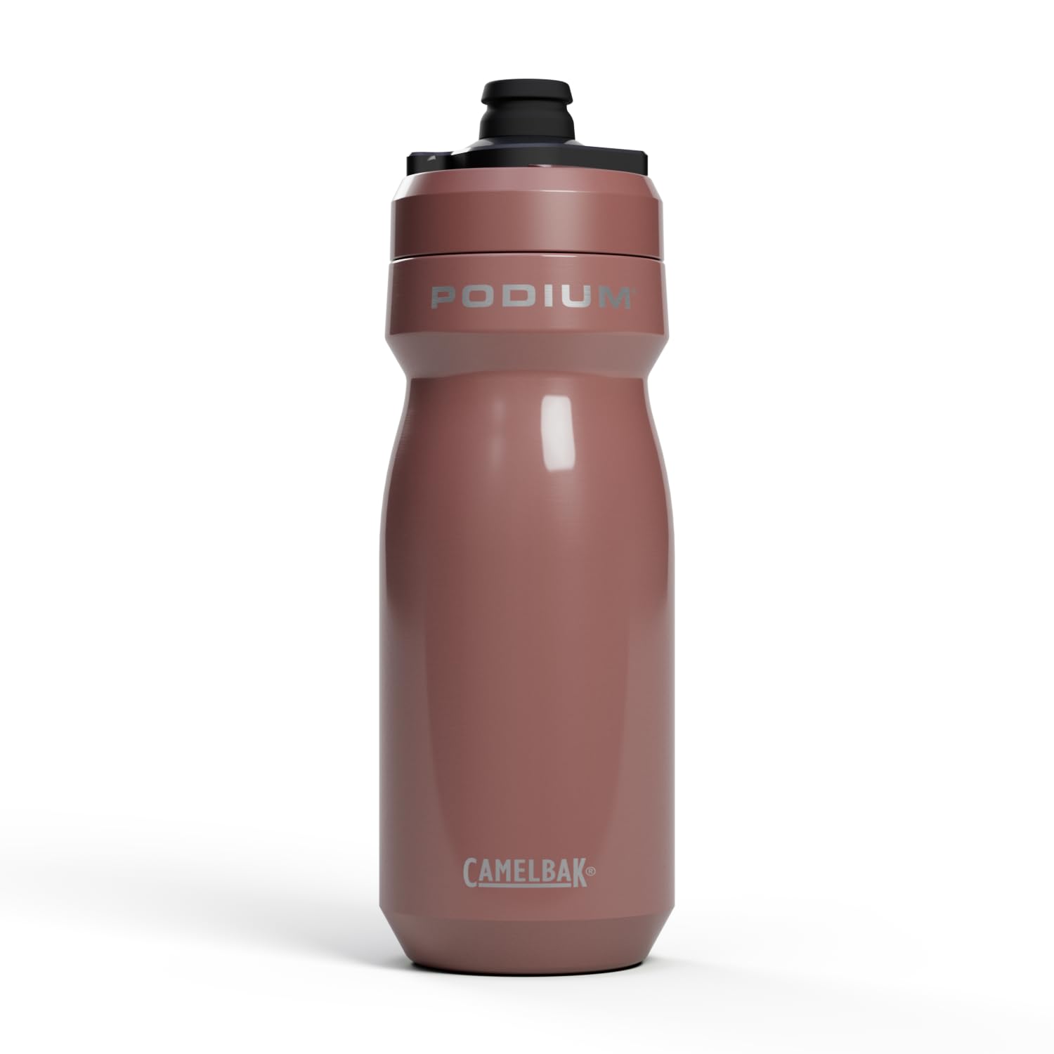 CamelBak Podium Steel Insulated Stainless Steel Bike Water Bottle – For Cycling, Fitness & Sports- Fits Most Bike Cages, 18oz - Sierra Red Image