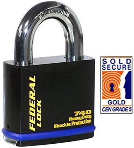 sold secure gold padlock