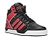 adidas NEO Men's Raleigh Mid Lace-Up Shoe (9.5 D(M) US, Black/Red/Black)