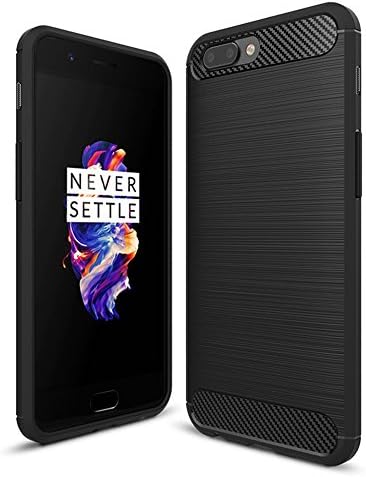 OnePlus 5 Case, Slim Soft Case for OnePlus 5, Lightweight and Shockproof Protective Case for OnePlus 5 (Black)