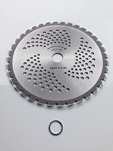 Renegade Blade 1 Blade 9"-36 Teeth - Brush & Brambles Specialty Carbide Brush Cutter Weed Eater Blades - 1 Blade pk - 230mm Diameter