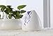 ZAQ Lucent Portable Aromatherapy Essential Oil Fan Diffuser - Battery & USB Powered for Home Office Bedroom Room (White)