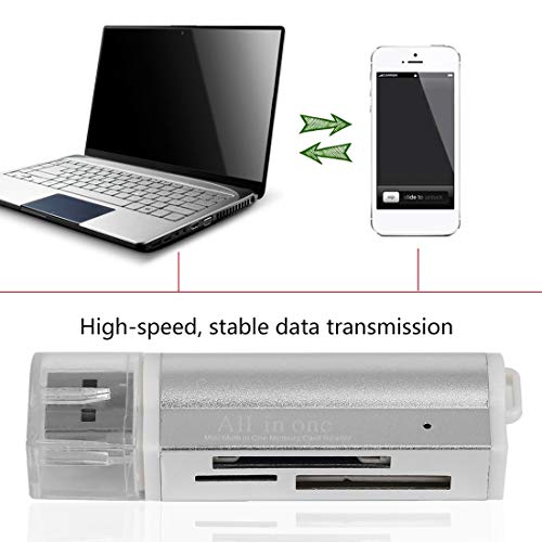 Universal All in one Mini Multi in One Memory Card Reader Mini Phone Extension Headers Micro USB OTG Adapter