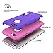 iPhone 6S Case, TOTU [Shockproof] Dual-layer Hybrid Candy Protective Updated Case for iPhone 6 (2014)/ iPhone 6S (2015), (indigo Violet / Light Rose)