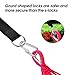 I-pure items Hammock Straps (5ft) - 2 PCS Tree Swing Straps Hanging Kit Holds 2200 LB with 4 Heavy Duty Carabiners - Camping Hammock Rope Straps Accessories - Compact & Easy to Set Up