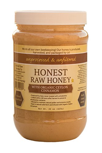 Honest raw honey (organic ceylon cinnamon, 22 oz)