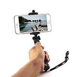 Selfie Stick,Premium Quality Bluetooth Self-portrait Monopod from Xtreme Accessories,pocket size with FREE Waterproof Storage Pouch (Black)
