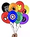 The Avengers Superhero Emblem 8 Count Party Balloon Pack - Large 12