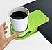 3 Pack Small Colorful Desk Cup Holder Clip Lap Portable Table Folder Table Manager Clip Coffee Drink Water Mug Stand with Strong Hold Random Color Holders for Home and Office