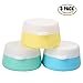 YUEAON 3 pack 30ML Silicone Travel Size Containers For Toiletries Leak Proof Cream Jars Travel Accessories