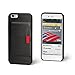 Distil Union Wally Wallet Case for iPhone 6 - Genuine Leather Protective Case (Black/Black)