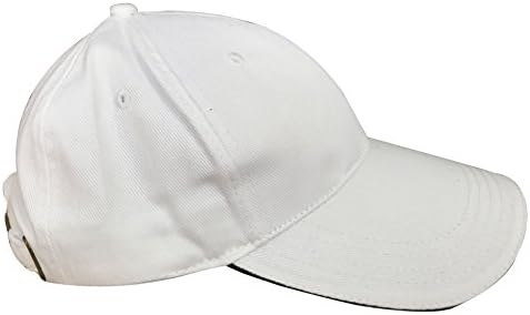 usahappylife Adjustable Classic Plain Baseball Cap Unisex Cotton Sun Hat For Men and Women (White)