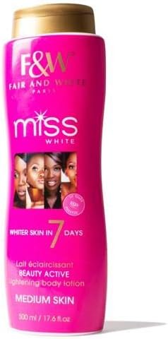 miss white body lotion for dark skin