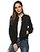 Zeagoo Womens Classic Quilted Jacket Short Bomber Jacket Coat